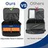 YOREPEK 2 Layer Golf Trunk Organizer, Waterproof Car Locker for Golf Shoes and Accessories