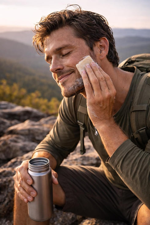 2-Pack Backpacking Biodegradable Soap Unscented Travel-Sized Camping Soap Bars -All-In-One Essentials Outdoor