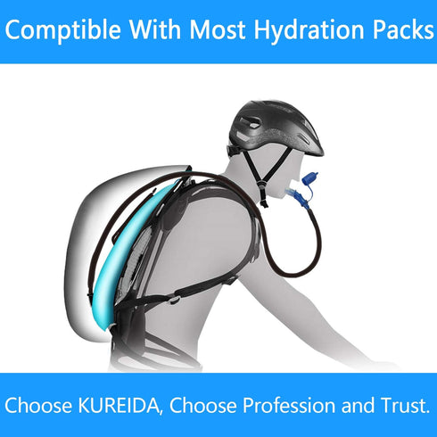 Hydration Bladder 2 Liter Leak Proof Water Reservoir, BPA Free for Biking, Hiking, Camping