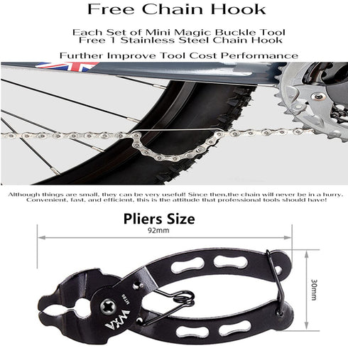 YBEKI Bike Chain, 6/7/8/9/10/11 Speed Bicycle Chain, 1/2 x 11/128 Inch, 116 Links, Multicolour