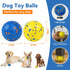 Pool(4 Pack) Indestructible Dog Ball Toy, Durable Dog Tennis Balls for Aggressive Chewers, High Bounce & Floating Balls
