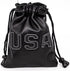 Golf Valuables Pouch, Leather Golf Tee Bag with Drawstrings, Golf Ball Bag for Men and Women
