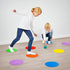 WildTracks 9 inch 18 Spot Markers Flat Field Cones, Non Slip Rubber Agility Markers Flat Field Cones for Soccer