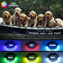 Light Up Dog Collars,Safety LED Dog Collars USB Rechargeable 7 Changing Colors Glow in The Dark Dog Walking Light,Neon Adjustable Safety Buckle Lighted Dog Collar for Small/Medium/Large Dogs, S Size