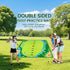 AETISY Sided,40 Set 65 Golf Chipping Game Mat Double pcs Golf Game with FT Golf Practice Mat,Outdoor Indoor Hitting