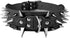 New Spiked Dog Collar, Protecting Neck from Biting, Spiked Studded Pet Collar for Small Dogs, 2" Width, Black (Fits