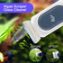 AQQA Aquarium Strong Magnetic Cleaner Brush, Fish Tank Glass Algae Magnet Cleaning Tool with Detachable Scraper