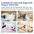 Potaroma Versatile Pet Grooming Brush, Double Sided Shedding and Dematting Undercoat Rake, Reduces Shedding by 95% for