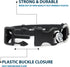 Buckle-Down Dog Collar - Plastic Clip Nightmare Before Christmas Zero Expressions, 11 to 17 Inches, 1.0 Inch Wide