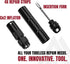 KOM Cycling Tubeless Tire Repair Kit for Bikes, 8 Colors, Fixes Mountain Bike and Road Bicycle Punctures