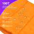 Mummy Sleeping Bag 14-59 ?, 3-4 Season Warm & Cool Weather Lightweight Washable for Outdoor Camping Hiking Travel