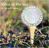 Golf Accessories with Pearl Crystal Ball Marker, Golf Ball Marker Hat Clip, Gifts for Women