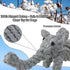 ADUCK Puppy Dog Rope Toy for Teeth Cleaning, Chew-Proof Dental Care, Durable Cotton Elephant & Giraffe