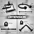 Yes4All Tricep Press Down Cable Machine Attachment Set, V-Shaped Bar & LAT Pull Down Straight Rotating Bar