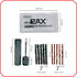 PAX 12 Pcs Tubeless Bike Tire Repair Kit, Includes Storage Canister, Plugger Tool, and Plugs for Fast Repairs