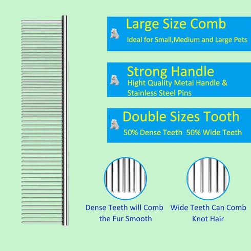 31mm Doodle Brush for Dogs - Goldendoodle Brush with Poodle Comb - Goldendoodle Must Haves Grooming Tools - Pet Comb