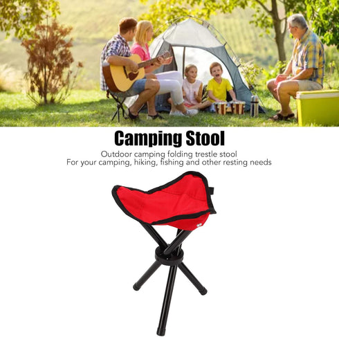 RiToEasysports Camping Tripod Stool, Portable Foldable Tripod Camp Chair Lightweight Camping Seat for Hiking Walking