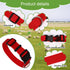 5 Pack Goat Collar with Bell, Adjustable Nylon Collar Set with Anti-Lost Loud Grazing Copper Bells for Farm Animals
