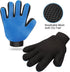 2PCS Pet Grooming Glove, Gentle Deshedding Brush Mittens for Short and Long Hair Dogs & Cats