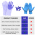 Pet Grooming Gloves - Dog Washing Gloves with High-Density Teeth, Silicone Bathing Gloves for Bathing and Massaging