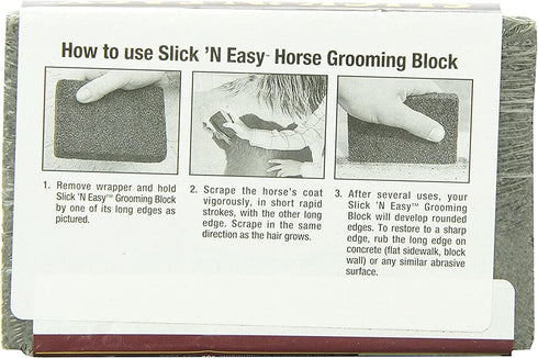 Farnam Slick 'N Easy Grooming Block for Horse, 1.25 oz.