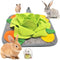 Rabbit Snuffle Mat Washable Foraging Pad Indoor Enrichment Toys for Small Animal