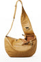 Noah & Paw Dog Sling Carrier for Small Medium Dogs, Adjustable Padded Strap, Premium Leather