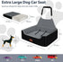 55lbs, 2 Dog Car Seat for Medium Large Dogs Under Detachable and Washable Dog Booster Seats with Thick Cushion, Pet
