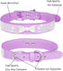 Bling Dog Collar for Small Medium Large Dogs, Crown Rhinestone Collars for Girl and Boy Dogs, Adjustable Leather Suede