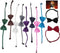 Dog Bow Tie Collar, 10 Pcs Grooming Bowties for Dogs Cats, Elegant Color Pack Pet Costumes