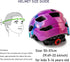 SIFVO Kids Bike Helmet for Boys and Girls, Adjustable Lightweight Helmet with Cool Visor, 50-57cm