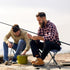 18" Backpacking 225 lbs, Folding Tripod Stool for Adults Heavy Duty, Lightweight Portable Three Leg Tall Camping Stool
