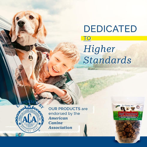 Pet Center, Inc Beef Crunchers: 100% Beef Lung Training Treats for Dogs - Premium Quality Natural Single Ingredient 7 oz