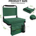Siuzon Stadium Seats for Bleachers with Back Support, Folding Bleacher Seat for Sports Games, Concerts Floor Sport