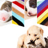 Whaline 15pcs Double Side Soft Plush Puppy ID Collars with Bells for Dog and Cat