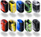 LEO 10pcs Rubber Fishing Reel Handle Grip Cover, Non-Slip Baitcaster Knob Sleeve, 5 Pairs in Pack, 5 Colors