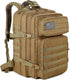 QT&QY 45L Military Tactical Backpack, Molle Army Assault Pack, Hiking Rucksack