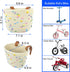 Kids Bike Basket - Woven Sisal Rope Bicycle Basket for Boys and Girls, Cute Decorative Accessories for Kids Bikes