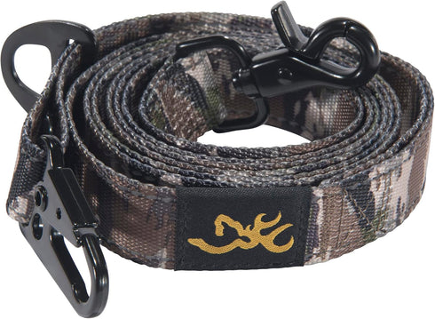 Browning Dog Leashes, Durable Classic Webbing Pet Leash with Reflective Stitching, Ovix Camo