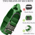 Tactical Dog Collar, Adjustable Military Training Nylon Collar with Control Handle for Small Medium Large Dogs (Emerald