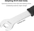 Oumers Bicycle Pedal Wrench, Long Handle Bike Pedal Spanner 15 mm for Mountain Bike Maintenance