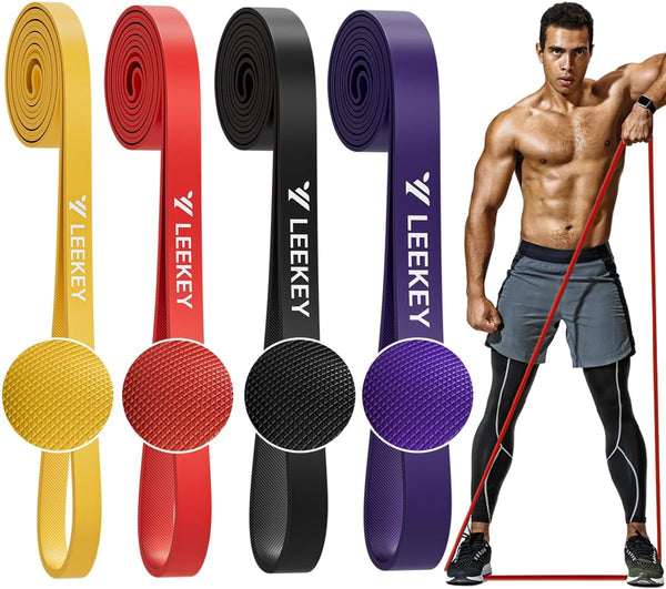 LEEKEY Resistance Bands, Pull Up Assist Bands Set for Men and Women Fitness Training, Physical Therapy, Home Workouts