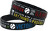Inkstone 12-pack Baseball Motivational Silicone Bracelets - Wholesale Bulk Sports Gifts