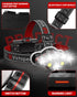 Victoper Rechargeable Headlamp, 8 LED High Lumen Super Bright USB Waterproof Head Flashlight