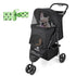 AESRAOU Pet Stroller Foldable Cats/Dogs Stroller with Storage Basket and Cup Holder 3