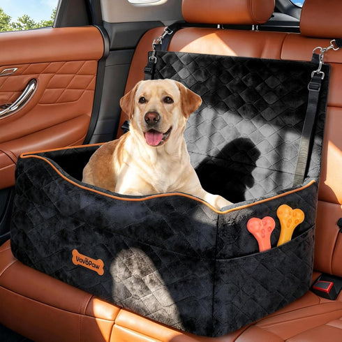 VavoPaw Medium Dog Car Seat, Dog Booster Seat Under 50Lbs or 2