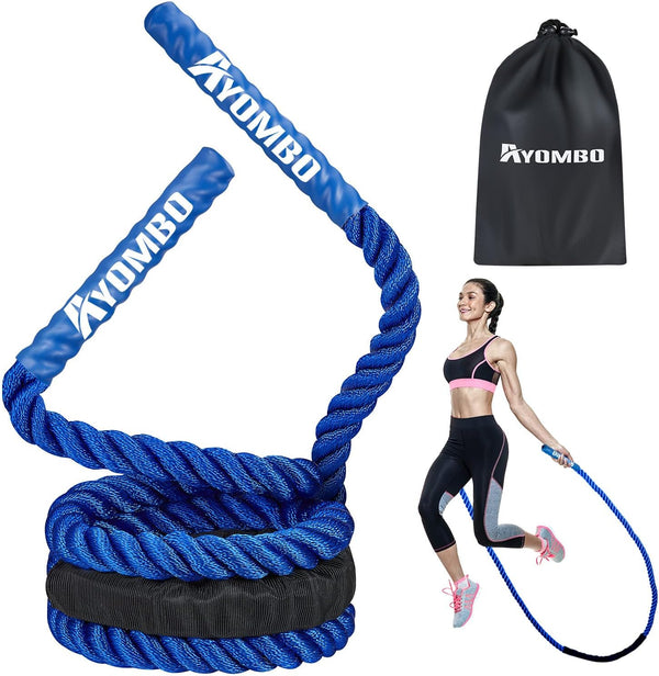 Weighted Jump Rope for Men and Women, Heavy Jump Ropes for Fitness Training to Improve Muscle Strength