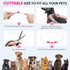 Light Up Dog Collar, Waterproof LED Pet Collar Rechargeable, TPU Cuttable Glow in The Dark for Night Walking (Pink)