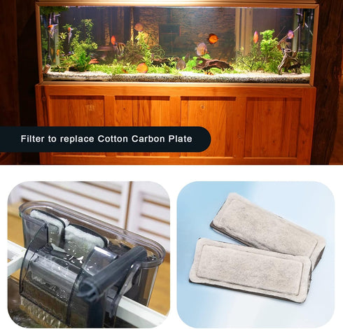 Create idea 4Pcs Aquarium Filter Replacement Compatible with XP-05 XP-09 XP-011 XP-013 Fish Tank Activated Carbon Filter Cartridges Replacement