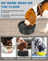 No Spill Water Bowl for Dogs, Slow Drinking Dish, 30oz Slobber Stopper Water Dispenser for Elevated Pet Feeder